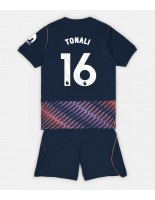 Tottenham Hotspur Sandro Tonali #16 Venkovní dres pro děti 2026-27 Krátký Rukáv (+ trenýrky)